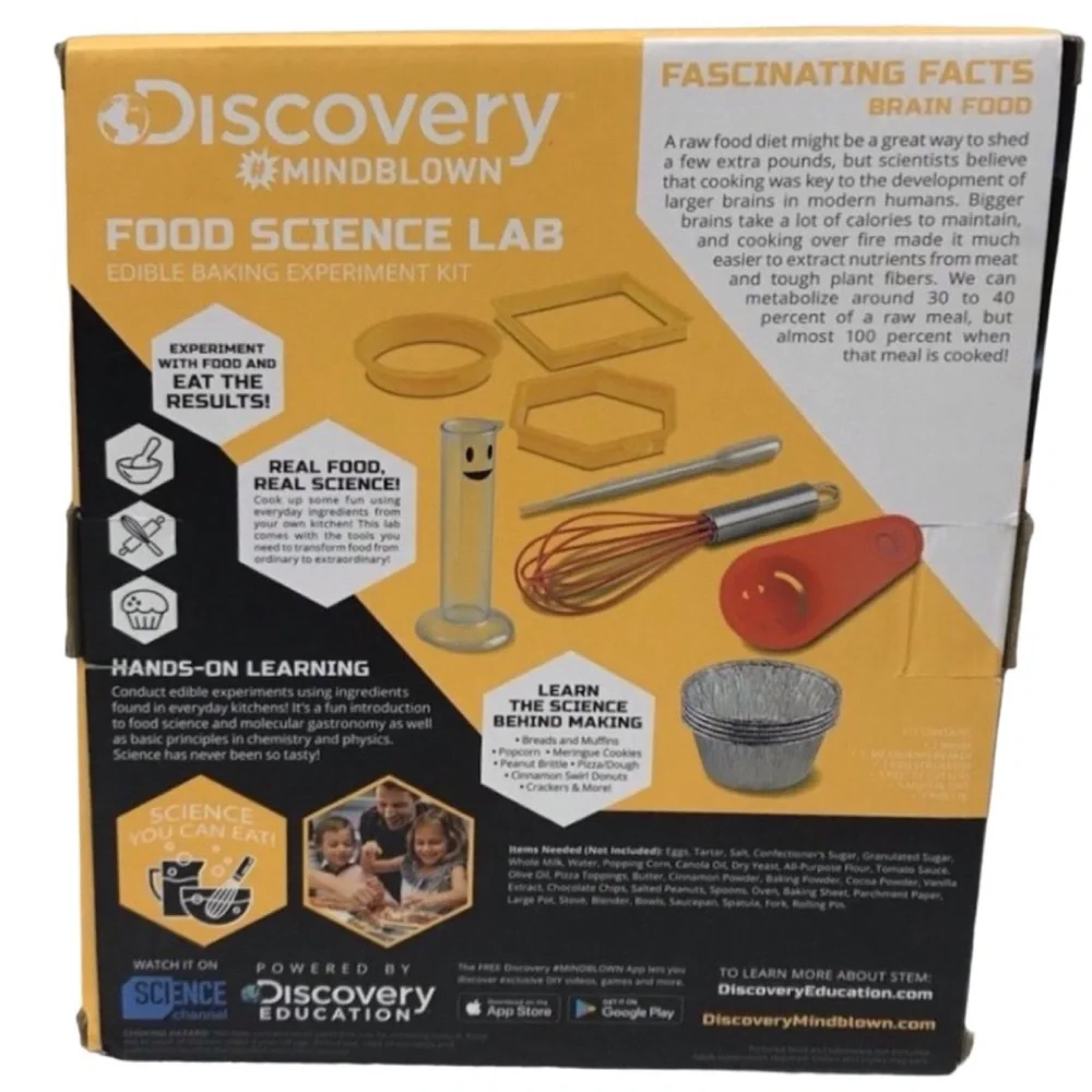 Discovery Toys STEM Discovery Food Science Lab Kit (NWT)
